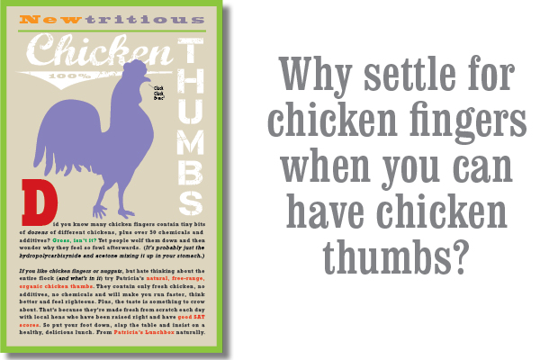 Chicken Thumbs Poster